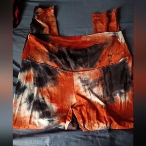Vibrant Tie-Dye Bike Shorts